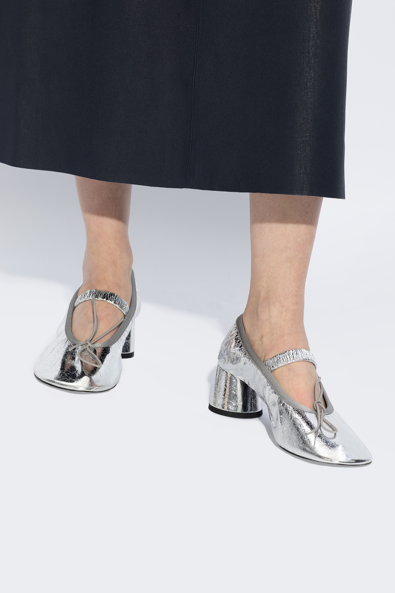 Silver Mary Jane pumps Proenza Schouler Vitkac GB